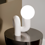 Moderne Skulpturel Bordlampe -  Minimalistisk