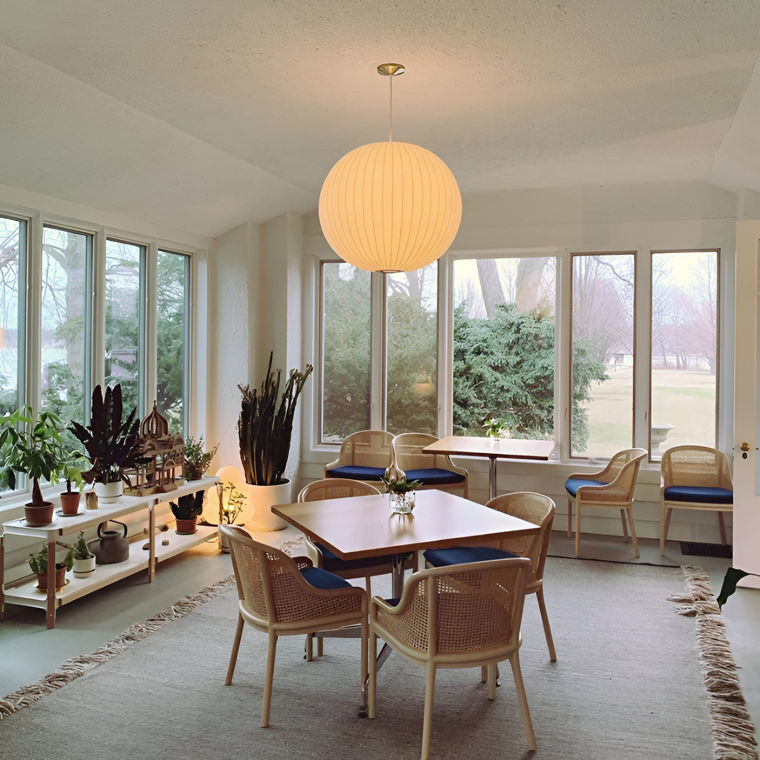 Mid Century Stil Pendellampe - Ribbet Ellipse