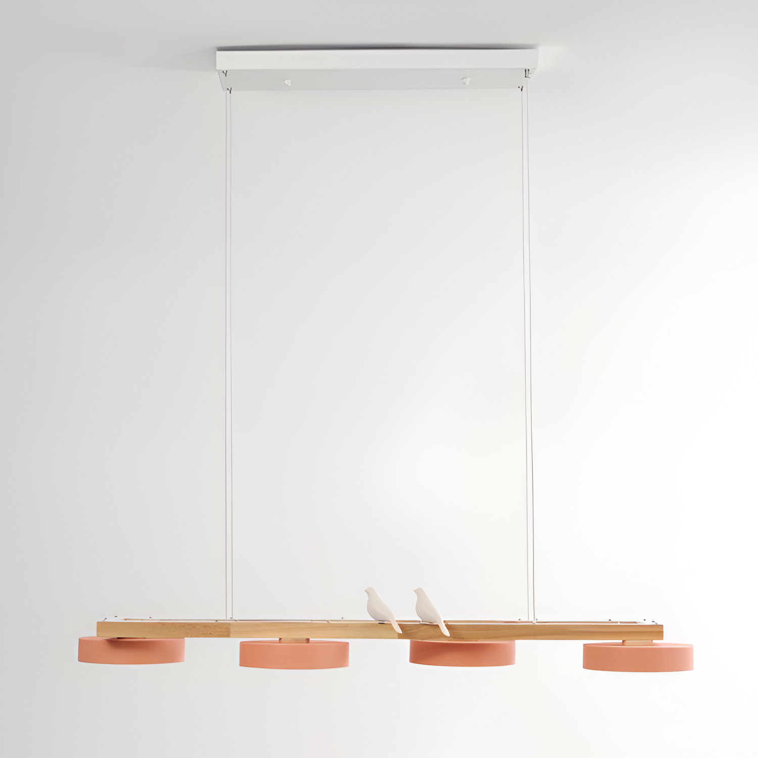 Nordisk Lineær Lysekrone - Minimalistisk