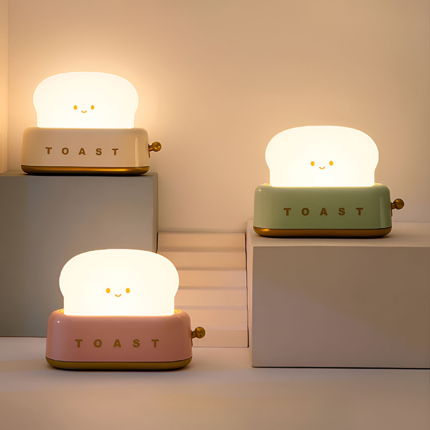 Genopladelig Minimalistisk Brødristerlampe - Dæmpbar
