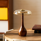 Mid-Century Mushroom Bordlampe - Dæmpbar