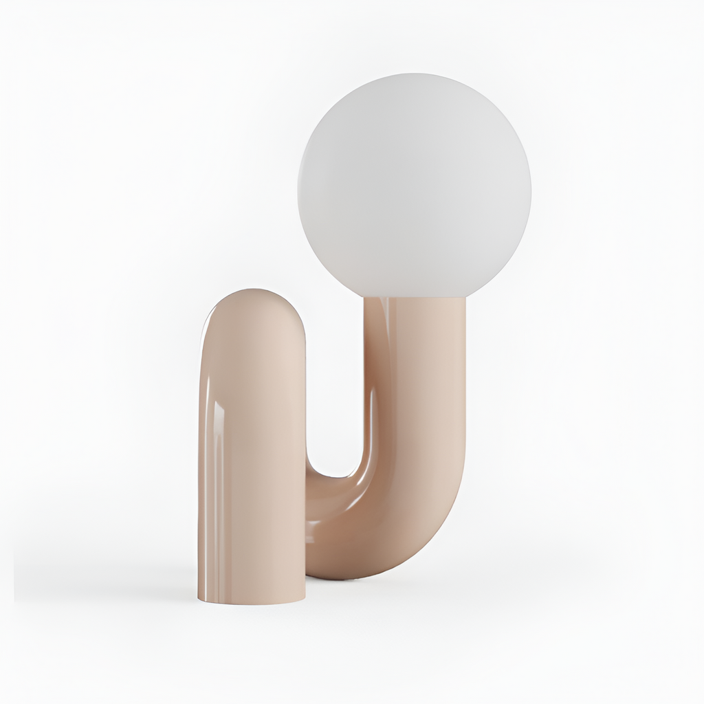 Moderne Skulpturel Bordlampe -  Minimalistisk