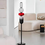 Stablet Geometrisk Glasgulvlampe - Moderne