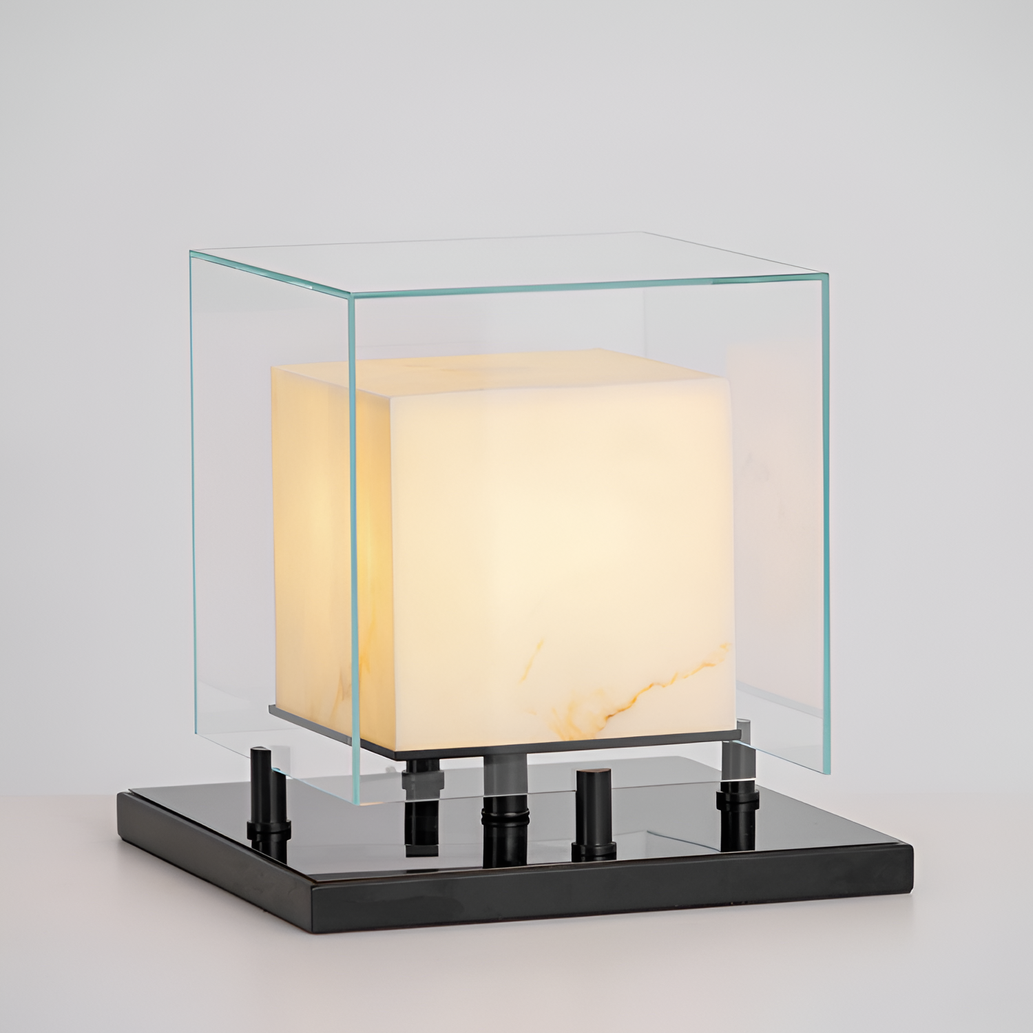 Minimalistisk Geometrisk Bordlampe - Industriel
