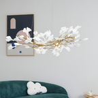 Ginkgo Blad Skulpturel Lysekrone - Hængelampe