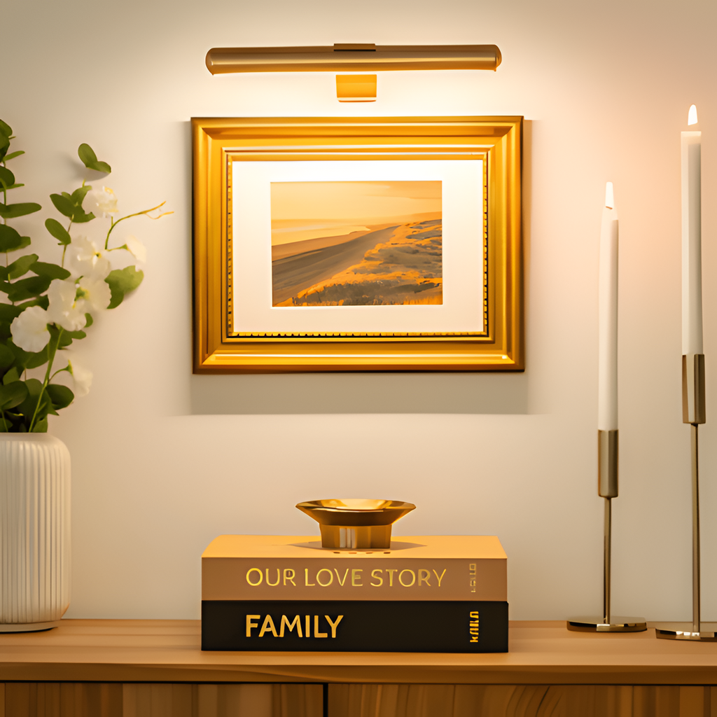 Minimalistisk Slank Billedlampe - Justerbar