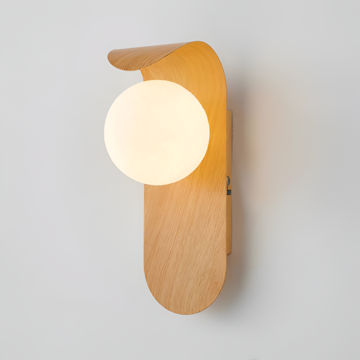 Minimalistisk buet væglampe – Art Deco-stil
