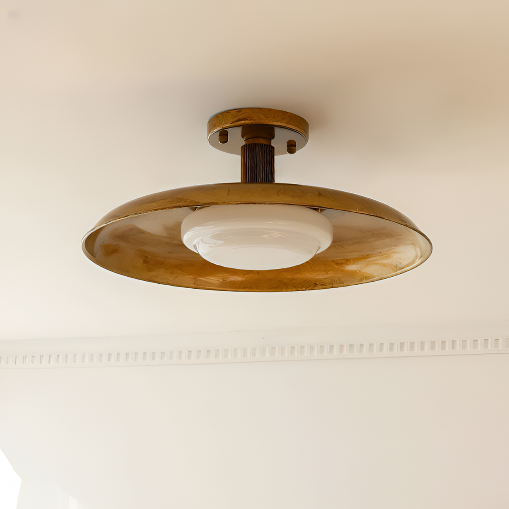Antik Tekstureret Loftslampe - Minimalistisk
