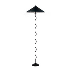 Plisseret Bølget Gulvlampe - Minimalistisk