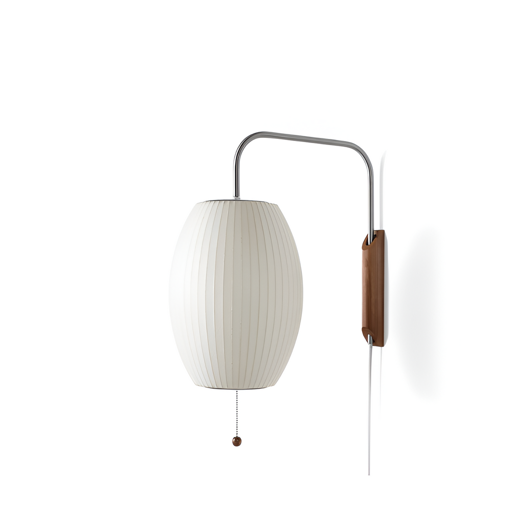 Svingarm Rillet Væglampe - Minimalistisk
