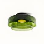 Flerlaget Transparent Glasloftlampe - Minimalistisk