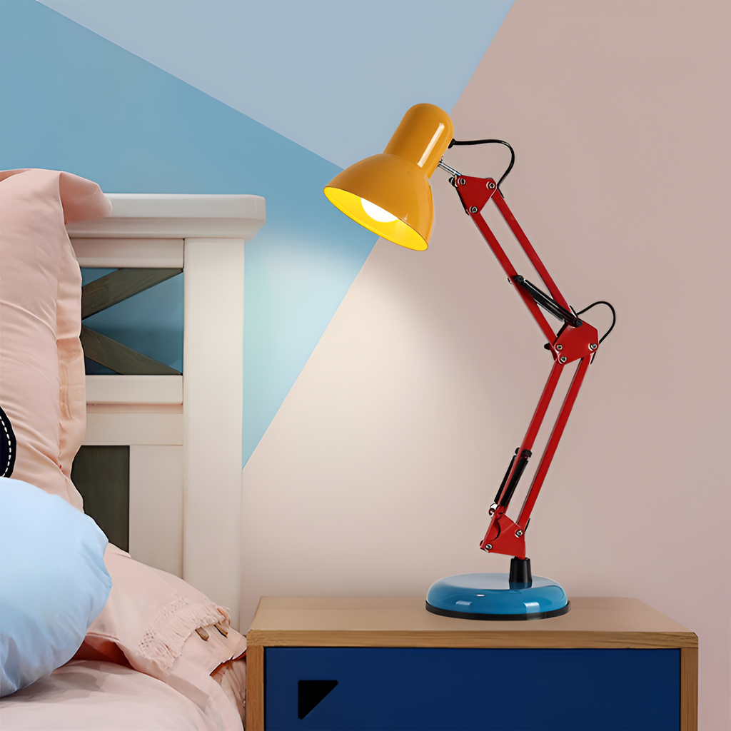 Flerleddet Industriel Skrivebordslampe - Justerbar