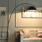 Minimalistisk Buet Gulvlampe - Justerbart Metal Arbejdslys