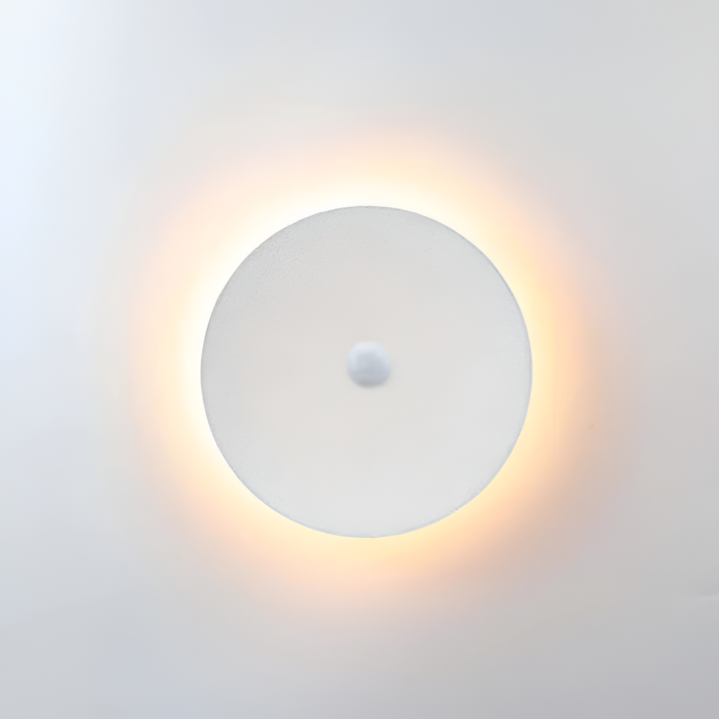 Minimalistisk Rund Væglampe - Moderne