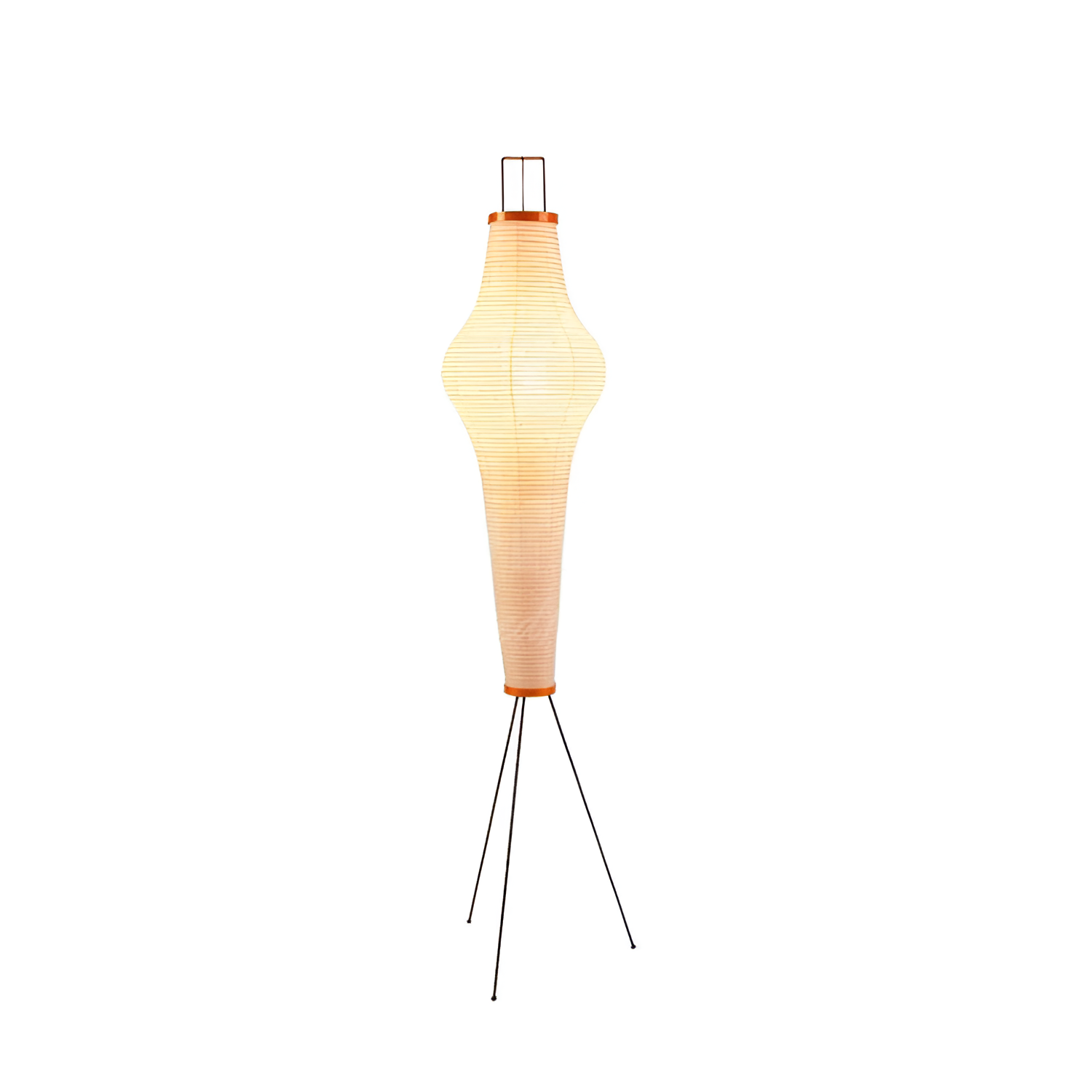 Geometrisk Papirlampe i Washi - Minimalistisk