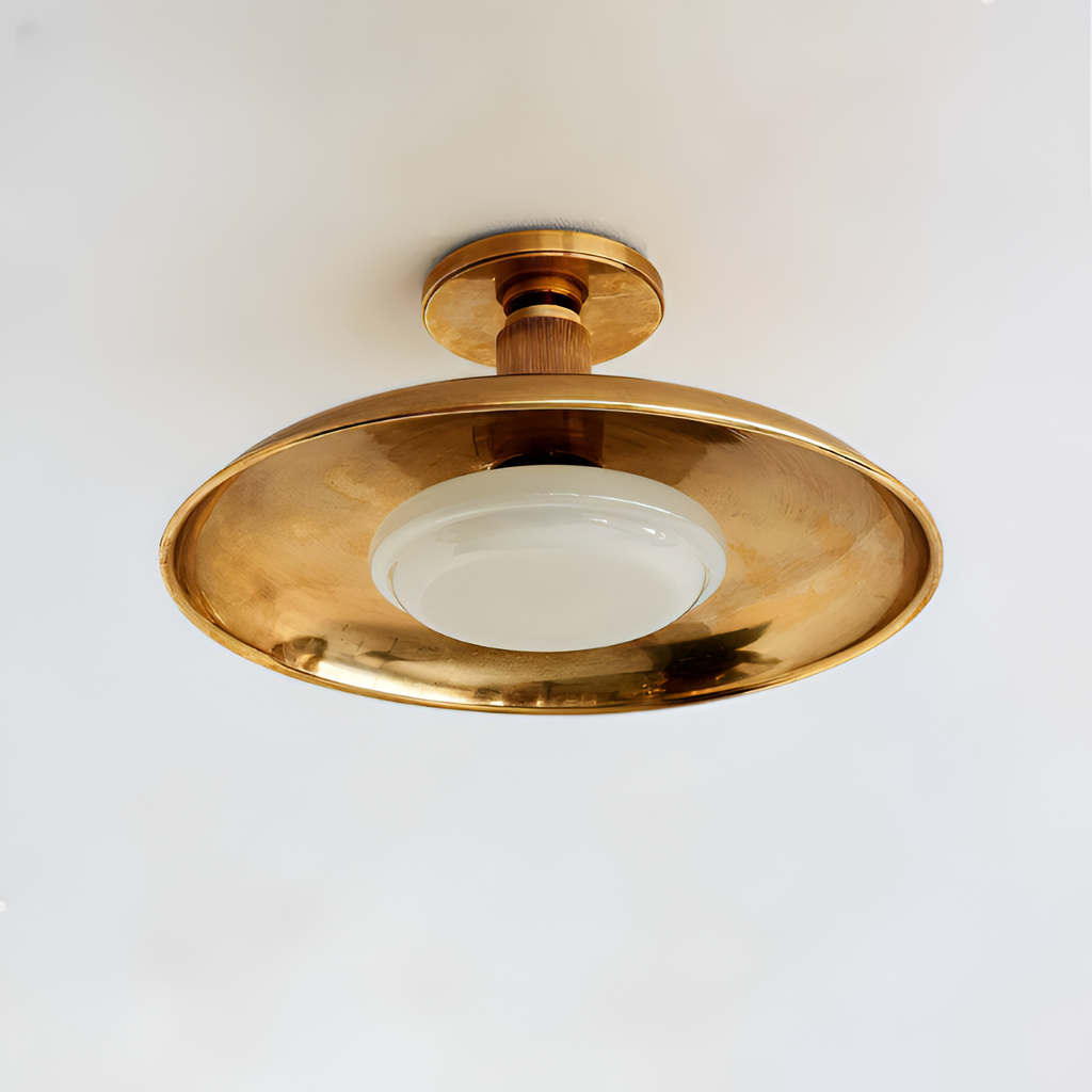 Antik Tekstureret Loftslampe - Minimalistisk