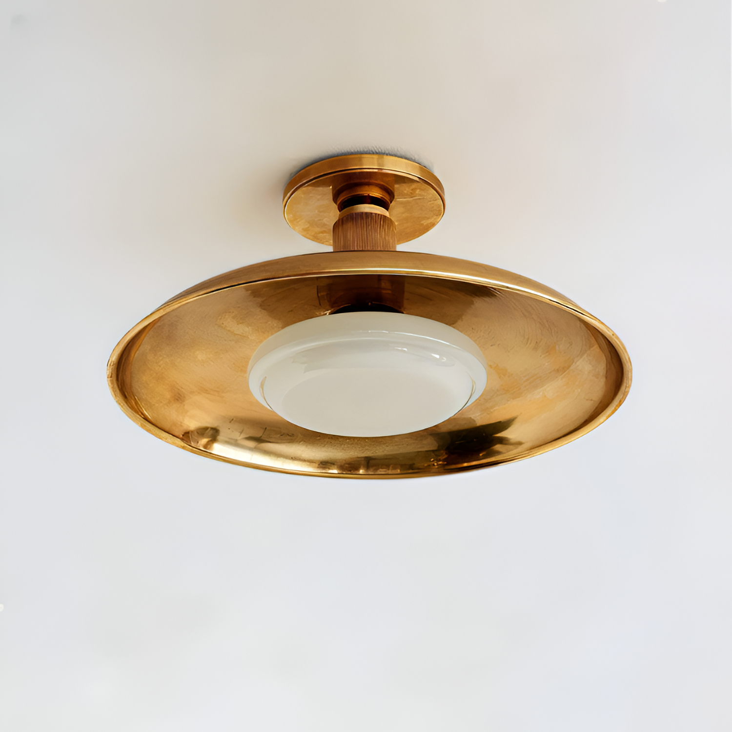 Antik Tekstureret Loftslampe - Minimalistisk