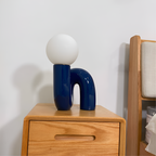 Moderne Skulpturel Bordlampe -  Minimalistisk