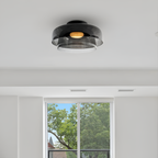 Flerlaget Transparent Glasloftlampe - Minimalistisk