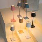 Minimalistisk Trådløs Bordlampe - Dæmpbar