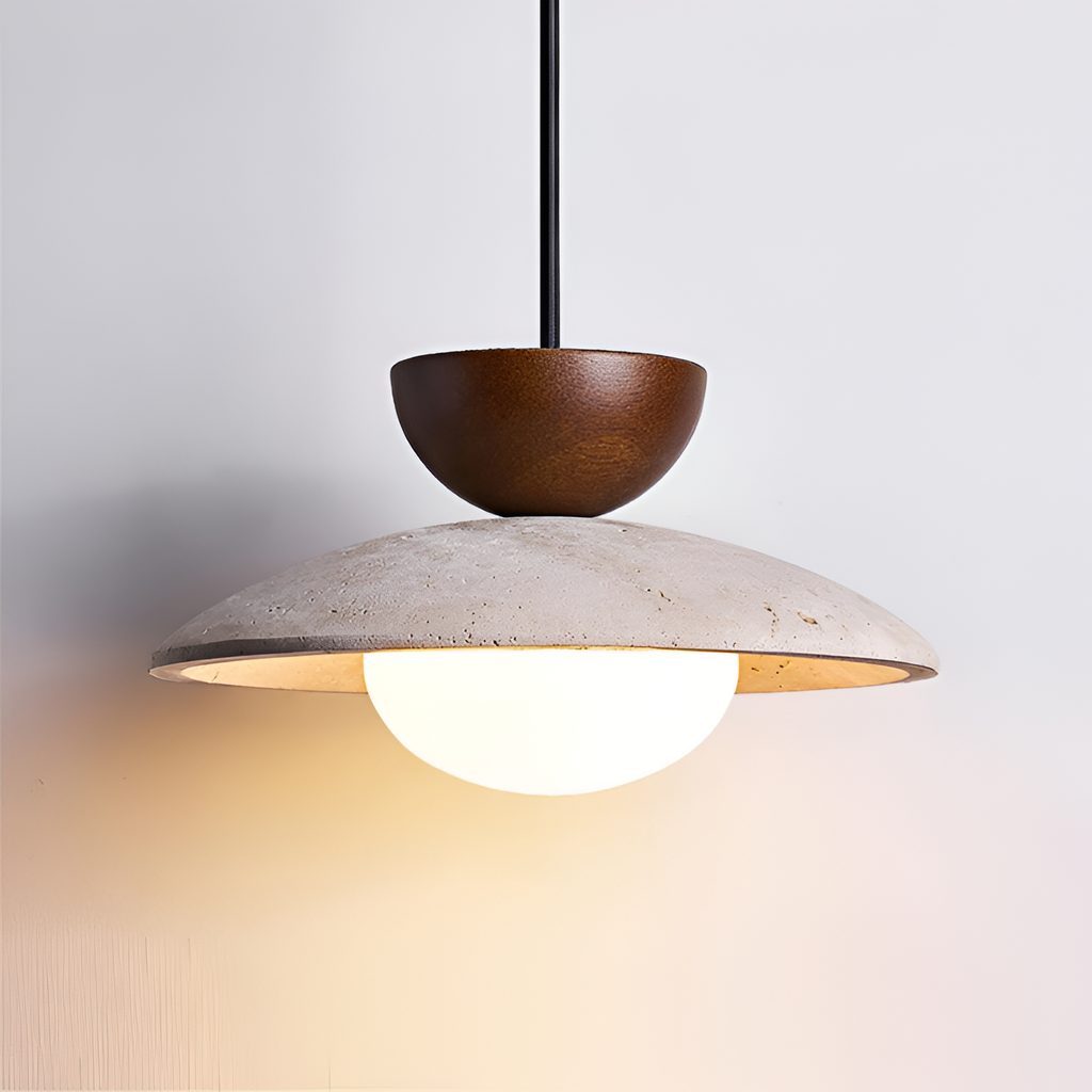 Tekstureret Industriel Pendel – Geometrisk