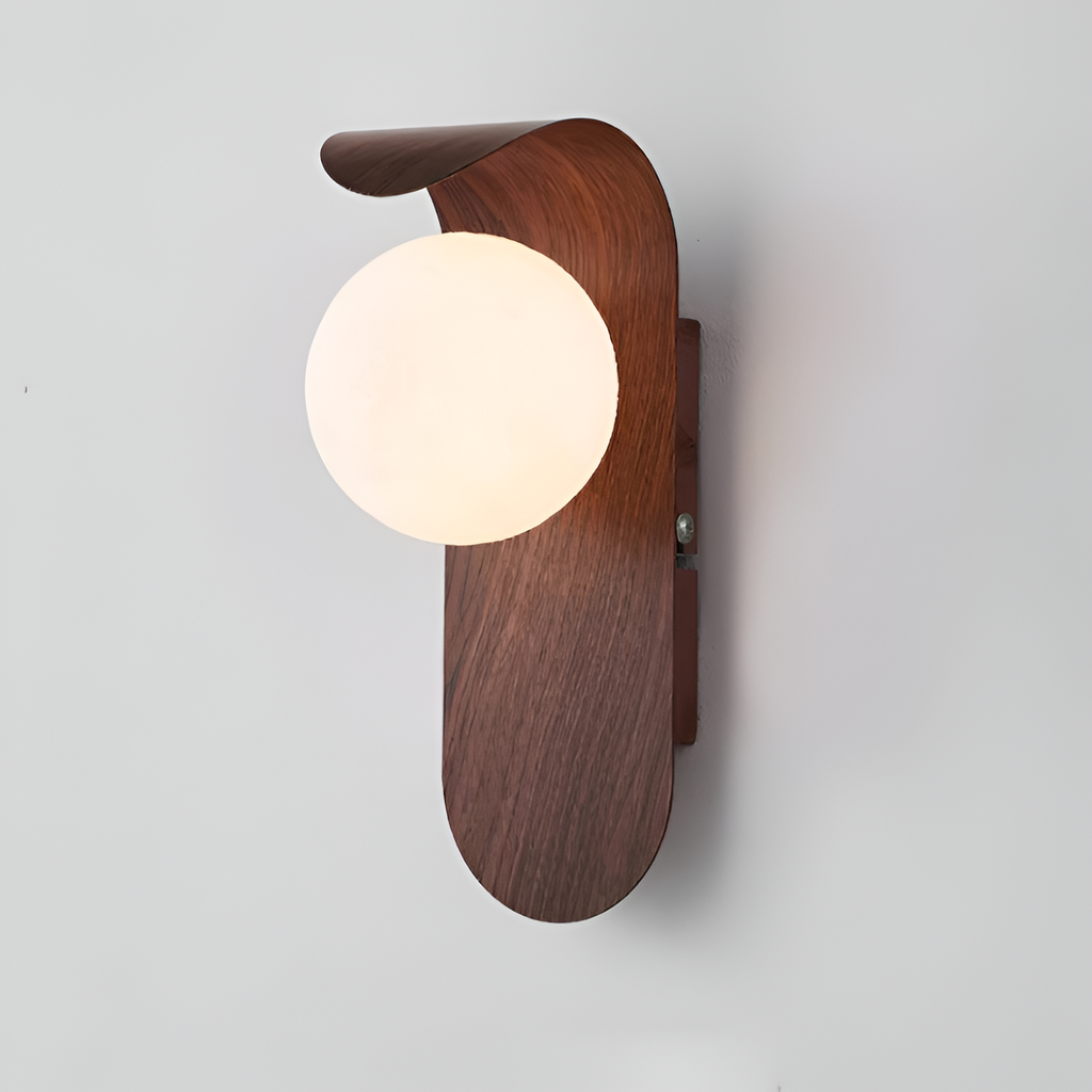 Minimalistisk buet væglampe – Art Deco-stil