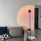 Sunset Projektionsgulvlampe - Gylden Time Stemningsbelysning