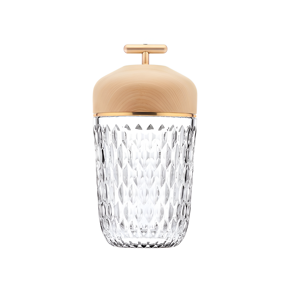 Minimalistisk Facetteret Bærbar Lampe - Ledningsfri