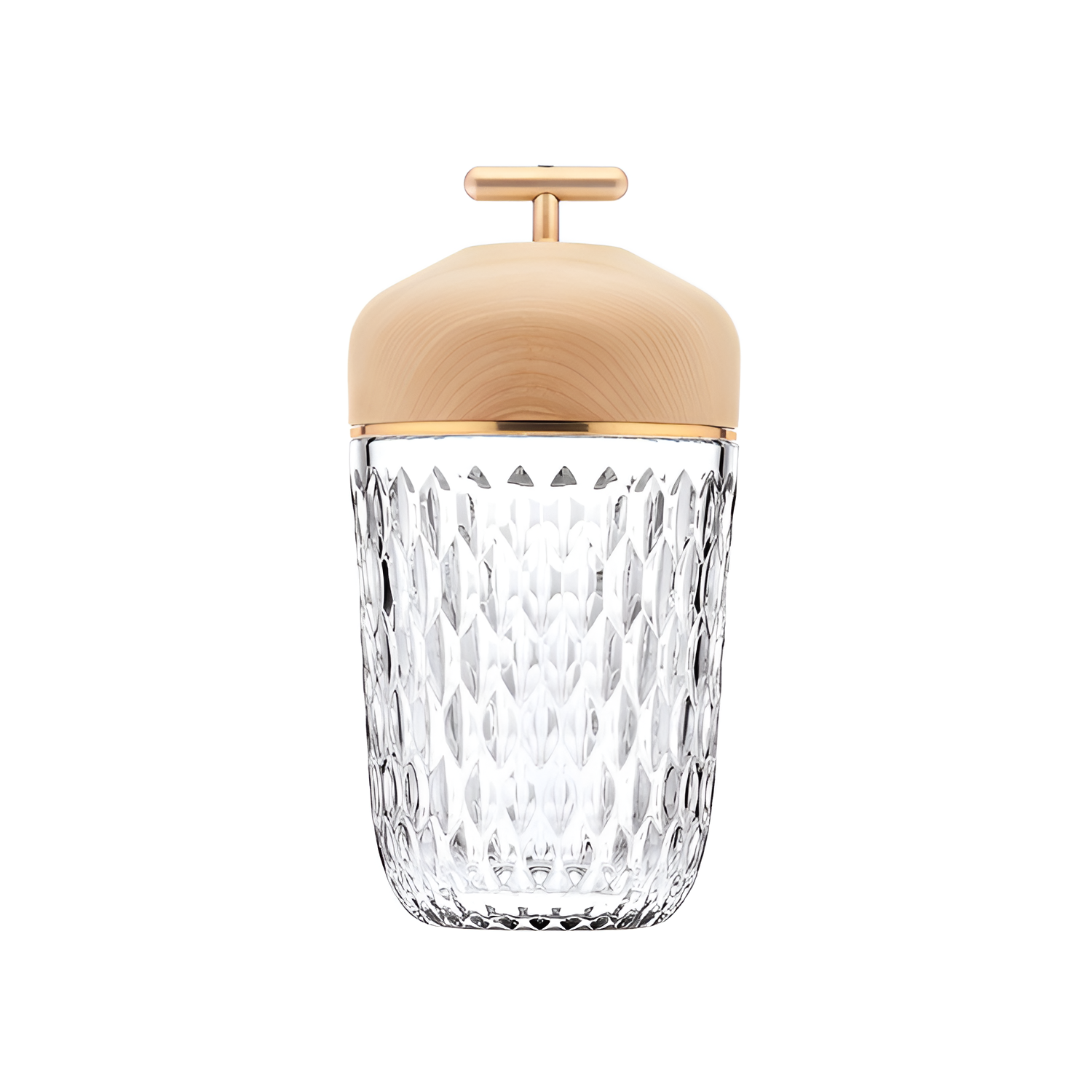 Minimalistisk Facetteret Bærbar Lampe - Ledningsfri