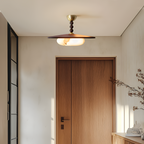 Skulpturel Alabast Loftlampe - Moderne