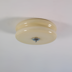 Blanke Loftlampe med Etager - Rundet