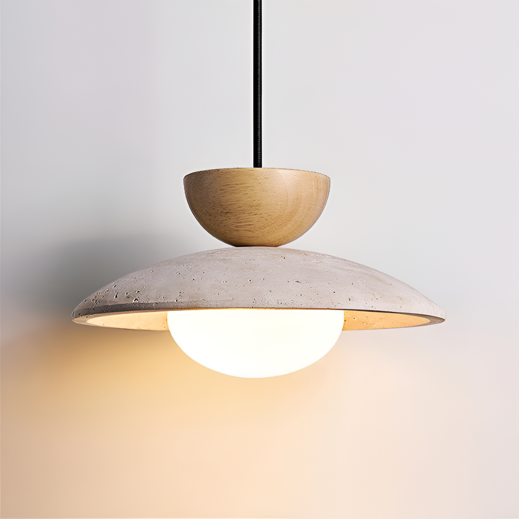 Tekstureret Industriel Pendel – Geometrisk