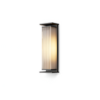 Rillet Lineær Solenergi Væglampe - Minimalistisk