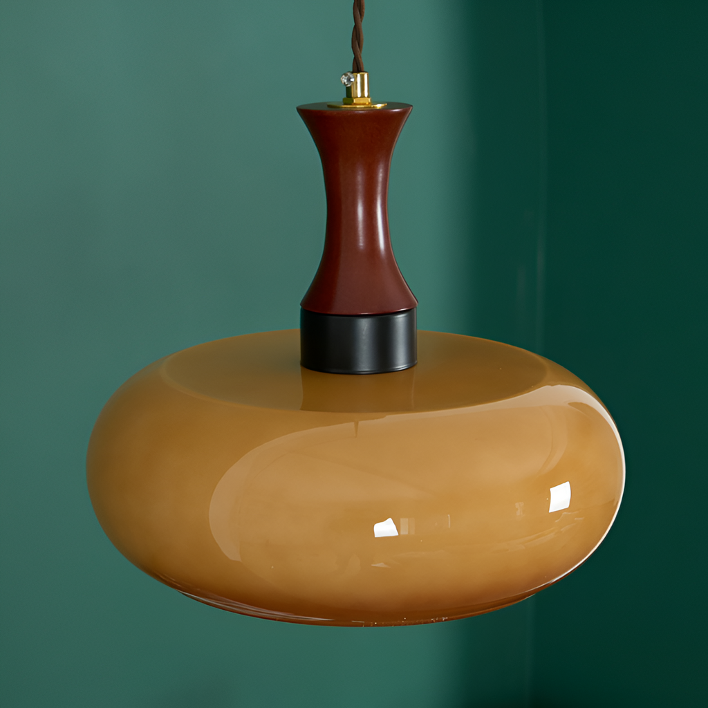 Retro Blankt Pendellampe - Dansk Vintage Stil