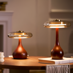 Mid-Century Mushroom Bordlampe - Dæmpbar