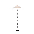 Plisseret Bølget Gulvlampe - Minimalistisk