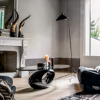 Industriel Minimalistisk Gulvlampe - Justerbar
