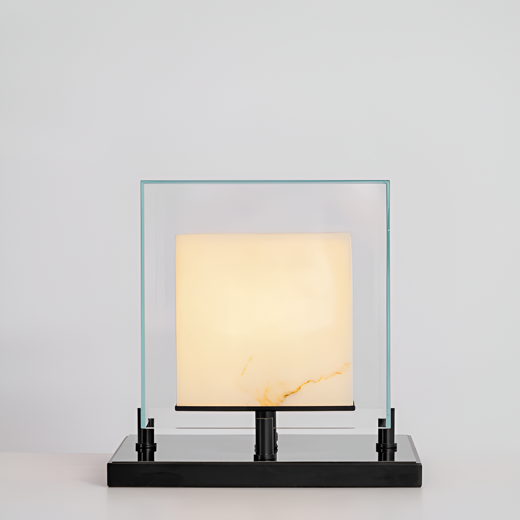 Minimalistisk Geometrisk Bordlampe - Industriel