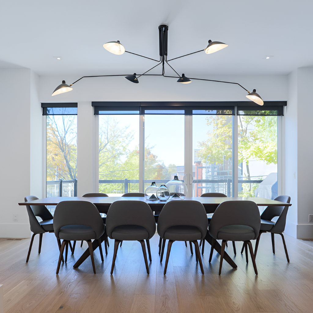 Moderne Lysekrone Med Flere Arme - Justerbar Belysning