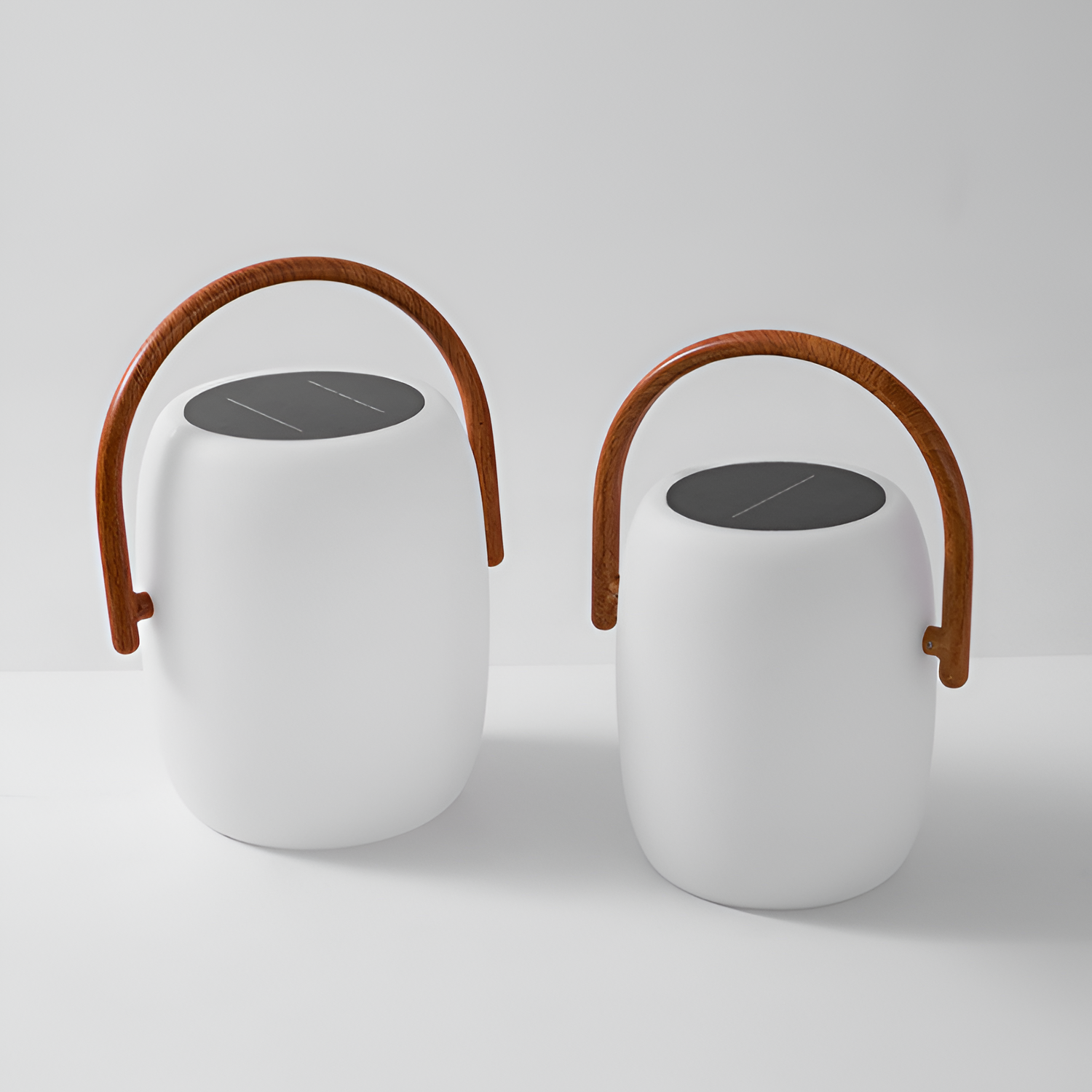 Minimalistisk bærbar lanterne lampe - solcelledrevet