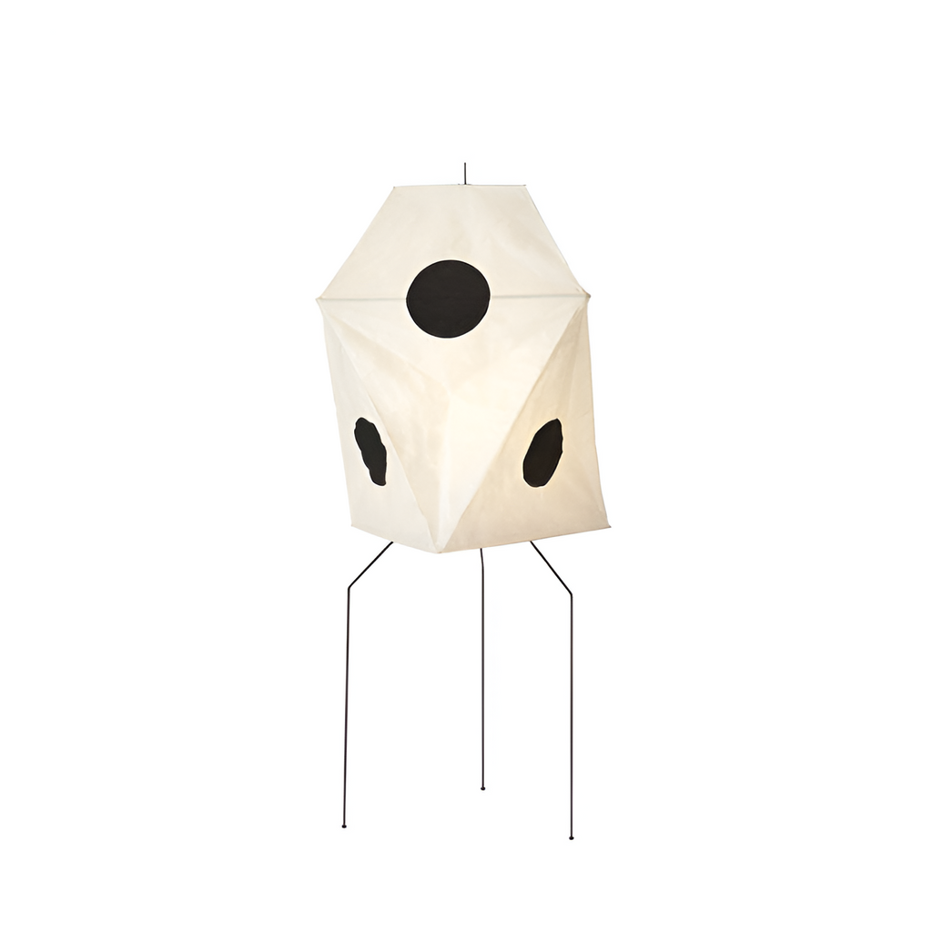 Geometrisk Papirlampe i Washi - Minimalistisk
