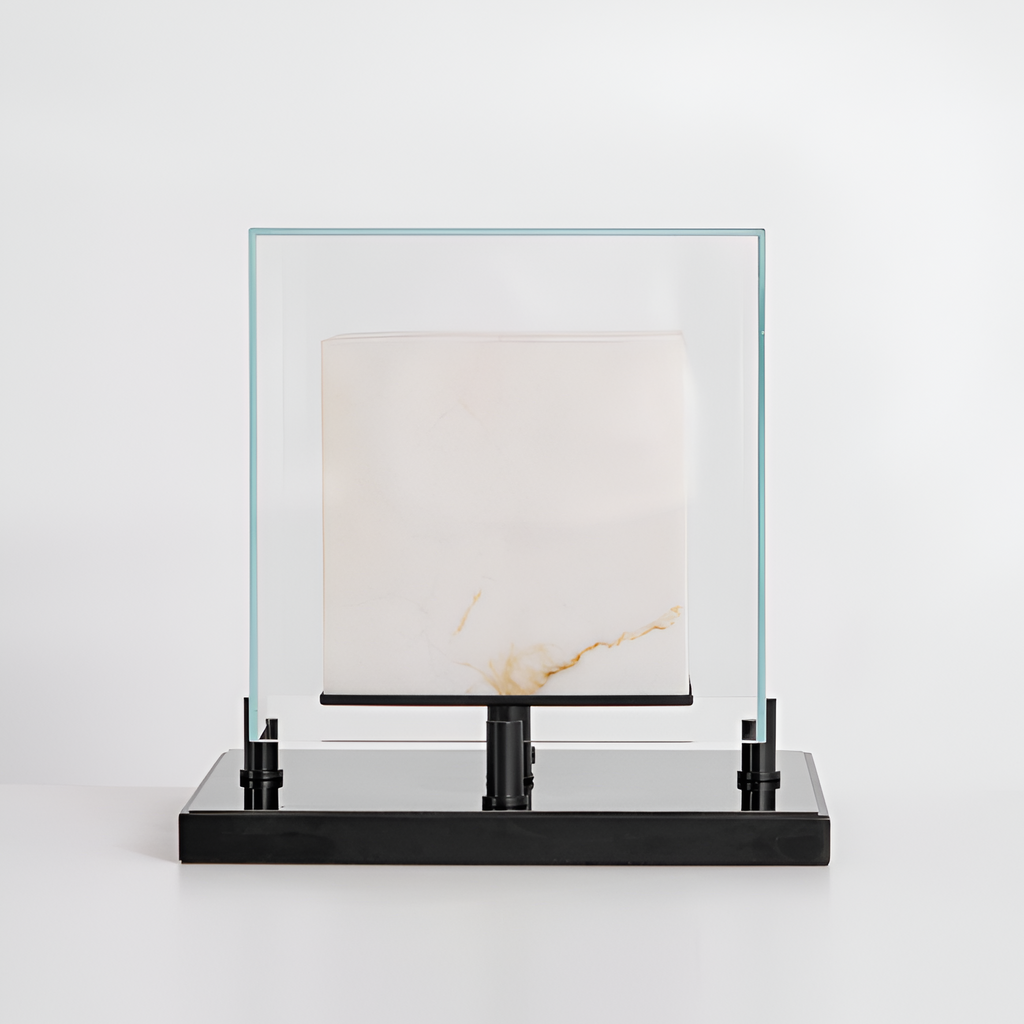 Minimalistisk Geometrisk Bordlampe - Industriel