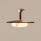 Skulpturel Alabast Loftlampe - Moderne