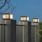 Moderne Minimalistisk Stolpelampe - Solcelledrevet