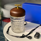 Minimalistisk Facetteret Bærbar Lampe - Ledningsfri