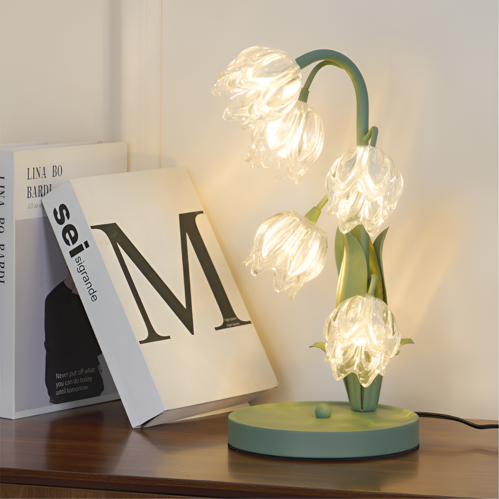 Organisk Botanisk Bordlampe - Dæmpbar