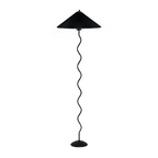 Plisseret Bølget Gulvlampe - Minimalistisk