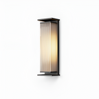 Rillet Lineær Solenergi Væglampe - Minimalistisk