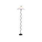 Plisseret Bølget Gulvlampe - Minimalistisk