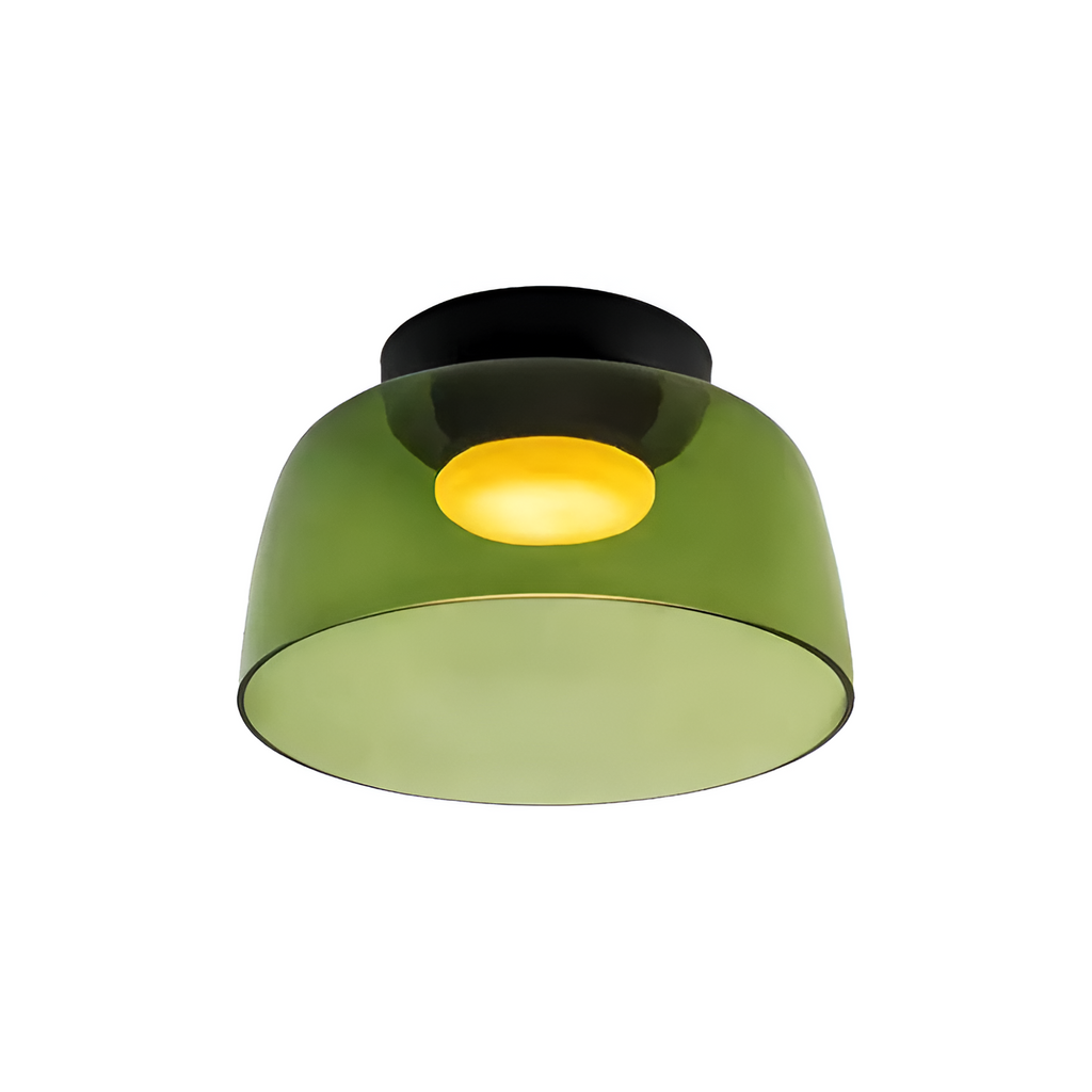 Flerlaget Transparent Glasloftlampe - Minimalistisk